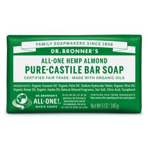 Dr. Bronners 5OZ ALM Bar Cast Soap OBAL05